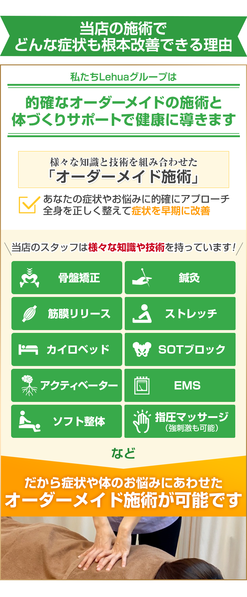 どんな症状でも改善できる理由